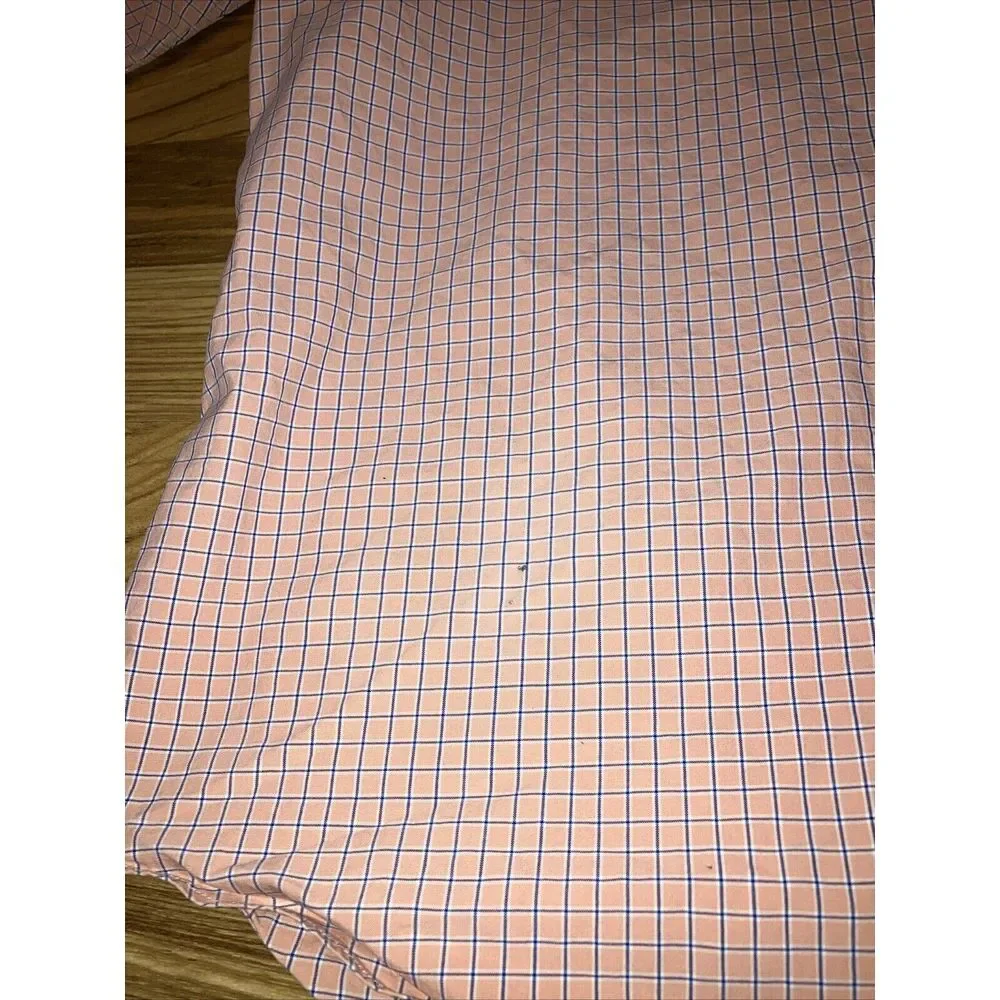 Ralph Lauren custom fit, Shirt Mens Size‎ Large Peach Long Sleeve